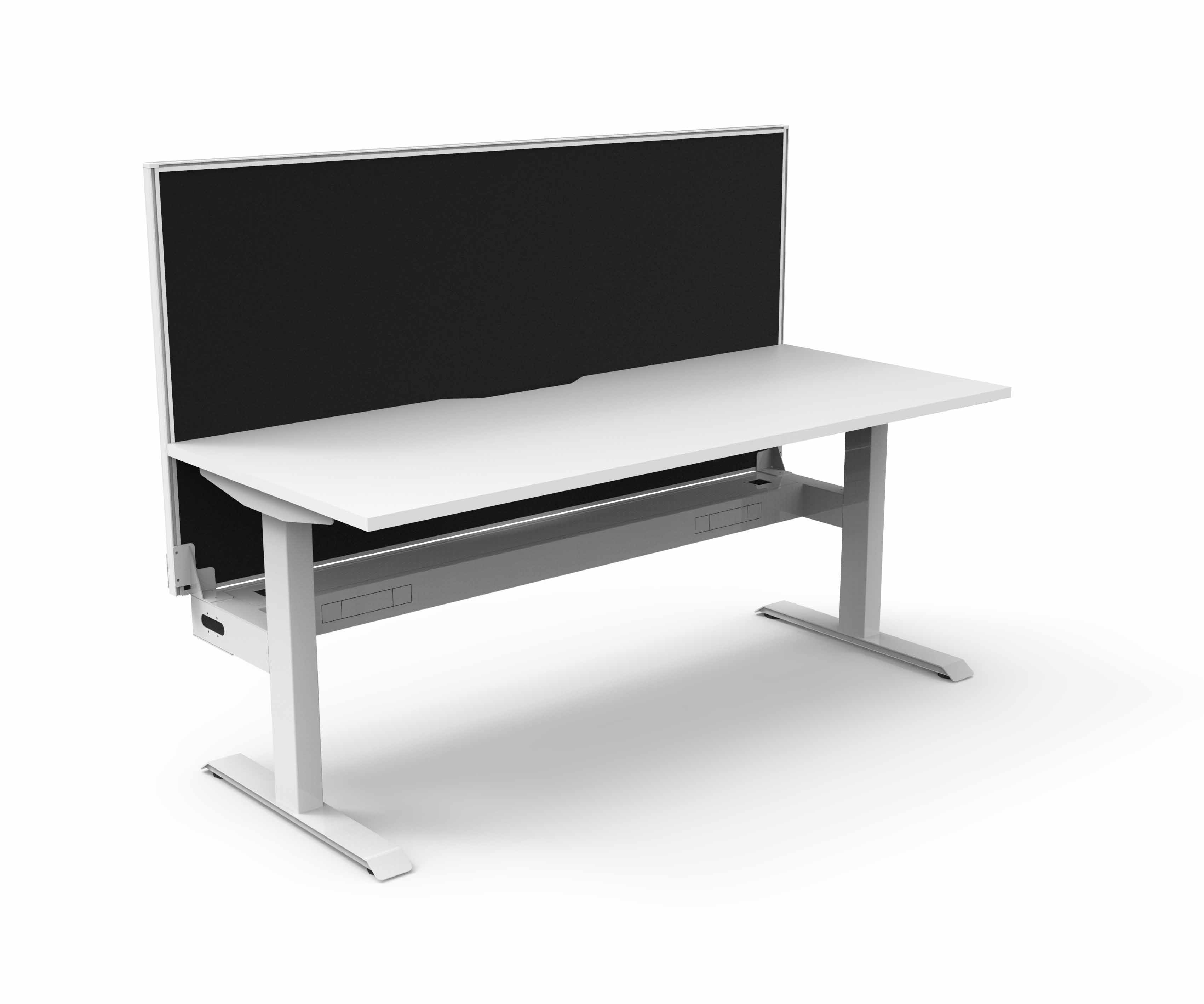 Boost Static Single Sided Workstation 1500x750 - with Screen